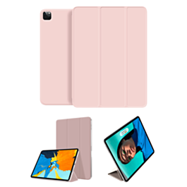Smart Full Body Magnet Cover - PINK for iPad Pro 12.9 (3rd / 4th / 5th / 6th) / Air 13 2024 (Only Ground Shipping)