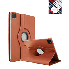 360 Degree Rotating Swivel Stand Case - ORANGE for iPad Pro 13 (7th / 2024) (Only Ground Shipping)