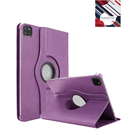 360 Degree Rotating Swivel Stand Case - PURPLE for iPad Pro 13 (7th / 2024) (Only Ground Shipping)