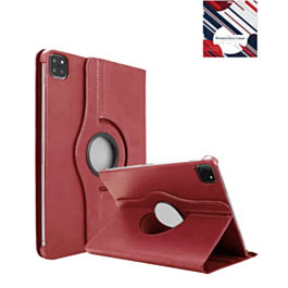 360 Degree Rotating Swivel Stand Case - RED for iPad Pro 13 (7th / 2024) (Only Ground Shipping)
