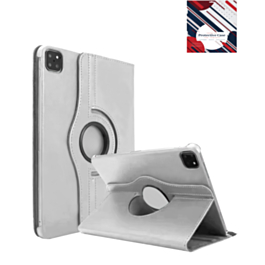 360 Degree Rotating Swivel Stand Case - WHITE for iPad Pro 13 (7th / 2024) (Only Ground Shipping)