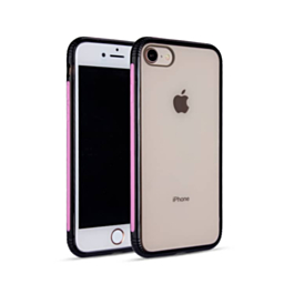 Shockproof Transparent Soft Gel TPU Case - PINK for iPhone 8P / 7P / 6SP / 6P (Only Ground Shipping)