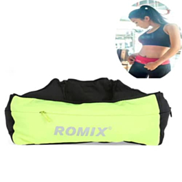 Romix RH26 (5.5") Elastic Spandex Sports Waist Bag Pouch (GREEN) (Only Ground Shipping)