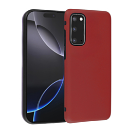 Full Cover New Design Silicone Case - RED for Galaxy S20 (Only Ground Shipping)