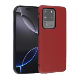 Full Cover New Design Silicone Case - RED for Galaxy S20 Ultra (Only Ground Shipping)
