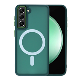 Galaxy S22 New Magnetic Wireless Charging Case - DARK GREEN (Only Ground Shipping)