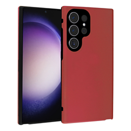 Full Cover New Design Silicone Case - RED for Galaxy S22 Ultra (Only Ground Shipping)