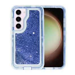 Galaxy S23 Glitter Liquid Case - BLUE (Only Ground Shipping)