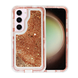 Galaxy S23 Glitter Liquid Case - ROSE GOLD (Only Ground Shipping)