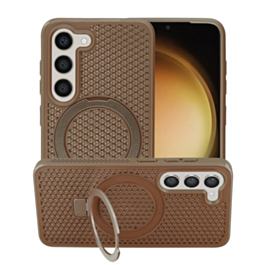 Galaxy S23 Heat Dissipation Case with Kickstand - BROWN (Only Ground Shipping)