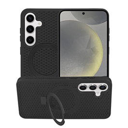 Galaxy S23FE Heat Dissipation Case with Kickstand - BLACK (Only Ground Shipping)