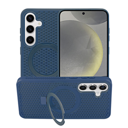 Galaxy S23FE Heat Dissipation Case with Kickstand - BLUE (Only Ground Shipping)