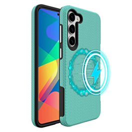 Galaxy S23 FE Wireless Charging Dual Layer Case - TEAL (Only Ground Shipping)