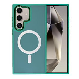 Galaxy S23 Plus New Magnetic Wireless Charging Case - DARK GREEN (Only Ground Shipping)