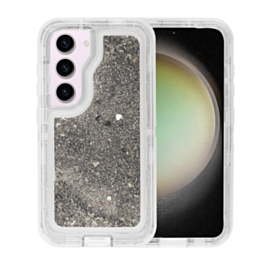 Galaxy S23 Plus Glitter Liquid Case - SILVER (Only Ground Shipping)