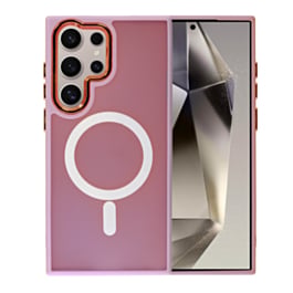 Galaxy S23 Ultra New Magnetic Wireless Charging Case - PINK (Only Ground Shipping)