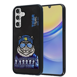 Cute Animal Design Case - BLUE TIGER for Galaxy S24 FE (Only Ground Shipping)