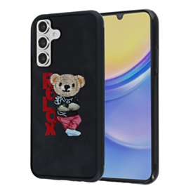 Cute Animal Design Case - RELAX BEAR for Galaxy S24 FE (Only Ground Shipping)