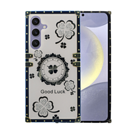 Galaxy S24FE Lucky Flowers Design Case - WHITE (Only Ground Shipping)