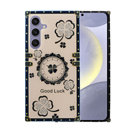 Galaxy S24FE Lucky Flowers Design Case - ROSE GOLD (Only Ground Shipping)