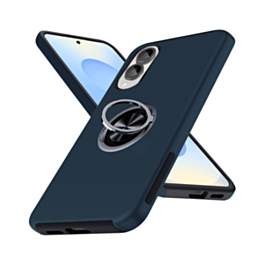 Dual Layer Case with Magnetic Ring - NAVY BLUE for Galaxy S25E (Only Ground Shipping)