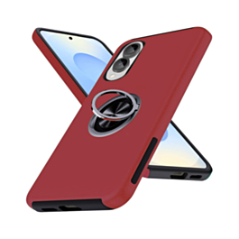 Dual Layer Case with Magnetic Ring - RED for Galaxy S25E (Only Ground Shipping)