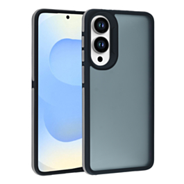 Galaxy S25E Matte Silicone Frame Shockproof Case - GRAY (Only Ground Shipping)