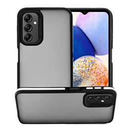 Galaxy S25 Plus Matte Silicone Frame Shockproof Case - WHITE (Only Ground Shipping)
