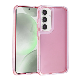 Galaxy S25 Plus Transparent TPU Case - PINK (Only Ground Shipping)