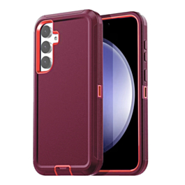 Heavy Duty Case for Galaxy S26 (MAROON & RED) (Only Ground Shipping)