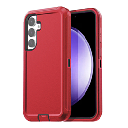 Heavy Duty Case for Galaxy S26 (RED & BLACK) (Only Ground Shipping)