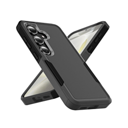Dual Layers Shockproof Strong Case w/Ring (BLACK) for Galaxy S26 (Only Ground Shipping)