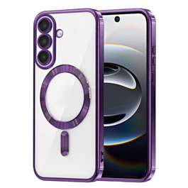 Galaxy S26 Shiny Wireless Charging Clear Case - PURPLE (Only Ground Shipping)