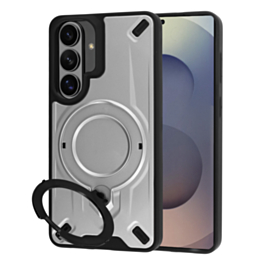 Galaxy S26 Rugged Magnetic Armor Case - SILVER (Only Ground Shipping)