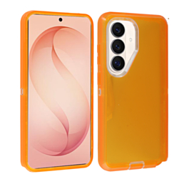 Transparent Shockproof Case - ORANGE for Galaxy S26 (Only Ground Shipping)
