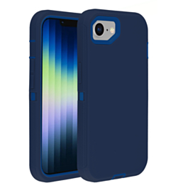 Heavy Duty Case for iPhone 16e / 17e (DARK BLUE) (Only Ground Shipping)