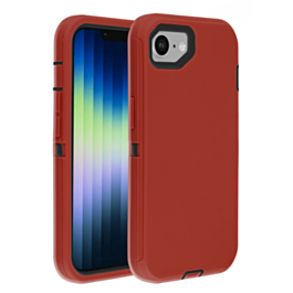 Heavy Duty Case for iPhone 16e / 17e (RED & BLACK) (Only Ground Shipping)