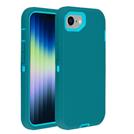 Heavy Duty Case for iPhone 16e / 17e (DARK TEAL) (Only Ground Shipping)