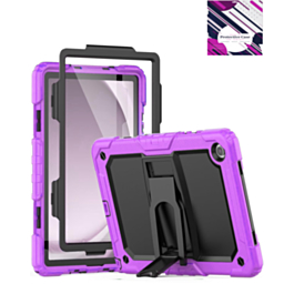 Heavy Duty Shockproof Tablet Case with Kickstand - PURPLE Galaxy Tab A9 Plus 2023 (11") (X210, X216, X218) (Only Ground Shipping)