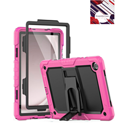Heavy Duty Shockproof Tablet Case with Kickstand - ROSE Galaxy Tab A9 Plus 2023 (11") (X210, X216, X218) (Only Ground Shipping)