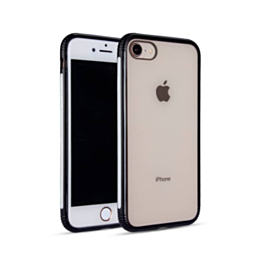 Shockproof Transparent Soft Gel TPU Case - WHITE for iPhone 8P / 7P / 6SP / 6P (Only Ground Shipping)