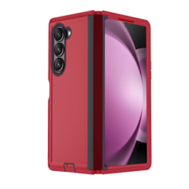 Heavy Duty Case for Galaxy Z Fold 7 (RED & BLACK) (Only Ground Shipping)