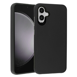 Galaxy A06 Shock Absorption Protective Dual Layer Case - BLACK (Only Ground Shipping)