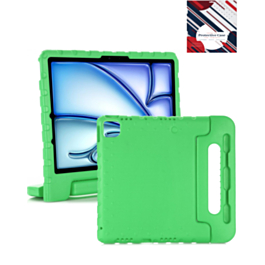 Handle Stand Shockproof Kids Case - GREEN for iPad Air 4 / Air 5 / Pro 11 (All Models) (Only Ground Shipping)