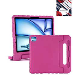 Handle Stand Shockproof Kids Case - HOT PINK for iPad Air 4 / Air 5 / Pro 11 (All Models) (Only Ground Shipping)