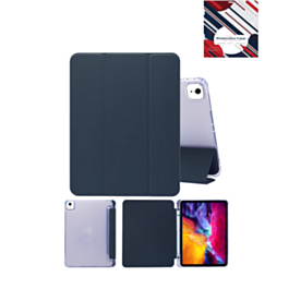 Smart PU Stand with Pen Holder - DARK BLUE for iPad Air 11 2024 / Air 4 / Air 5 (Only Ground Shipping)