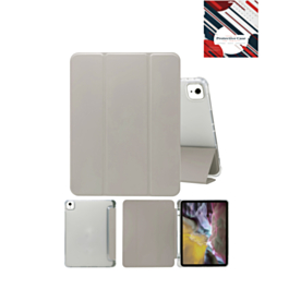 Smart PU Stand with Pen Holder - GRAY for iPad Air 11 2024 / Air 4 / Air 5 (Only Ground Shipping)