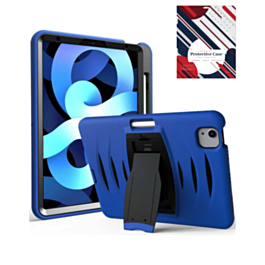 Shockproof Case with Pen Slot - DARK BLUE for iPad Air 11 / 2024 / Air 4 / Air 5 / Pro 11 (1st / 2nd / 3rd / 4th) (Only Ground Shipping)