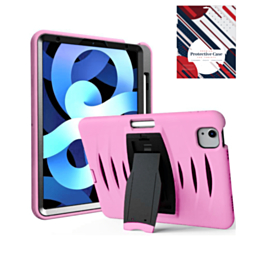 Shockproof Case with Pen Slot - LIGHT PINK for iPad Air 11 / 2024 / Air 4 / Air 5 / Pro 11 (1st / 2nd / 3rd / 4th) (Only Ground Shipping)