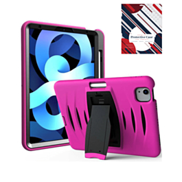 Shockproof Case with Pen Slot - PINK for iPad Air 11 / 2024 / Air 4 / Air 5 / Pro 11 (1st / 2nd / 3rd / 4th) (Only Ground Shipping)